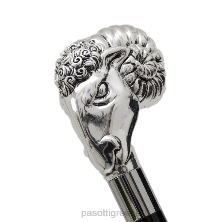 ομπρέλα | PASOTTI 478 6278-1 w86 - ομπρέλα πολυτελείας ασημί κριάρι 2N6B829 άνδρες